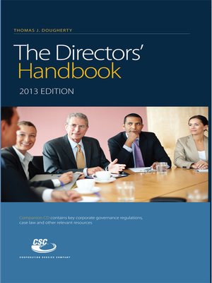 cover image of CSC The Directors' Handbook